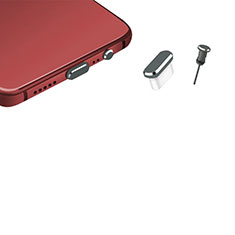Tappi Antipolvere USB-C Jack Anti-dust Type-C Anti Polvere Universale H17 per Samsung Galaxy Grand Neo Grigio Scuro