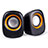 Altoparlante Casse Mini Bluetooth Sostegnoble Stereo Speaker K04 Nero