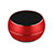 Altoparlante Casse Mini Bluetooth Sostegnoble Stereo Speaker Rosso