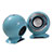 Altoparlante Casse Mini Sostegnoble Stereo Speaker Cielo Blu