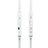 Auricolari Cuffia In Ear Stereo Universali Sport Corsa Bianco