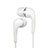 Auricolari Cuffie In Ear Stereo Universali Sport Corsa H20 Bianco