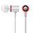 Auricolari Cuffie In Ear Stereo Universali Sport Corsa H29 Bianco