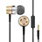 Auricolari Cuffie In Ear Stereo Universali Sport Corsa H30 Oro