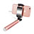 Bastoni Selfie Stick Asta Estensibile Cablato Universale S22 Oro Rosa