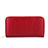 Borsetta Pochette Custodia In Pelle Lichee Pattern Universale Rosso