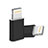 Cavo Android Micro USB a Lightning USB H01 per Apple iPad 10.2 (2020) Nero