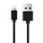 Cavo da USB a Cavetto Ricarica Carica D08 per Apple iPhone 14 Plus Nero