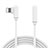 Cavo da USB a Cavetto Ricarica Carica D22 per Apple iPad New Air (2019) Bianco