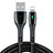 Cavo da USB a Cavetto Ricarica Carica D23 per Apple iPad 3 Nero