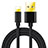 Cavo da USB a Cavetto Ricarica Carica L02 per Apple iPad 10.2 (2020) Nero