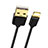 Cavo da USB a Cavetto Ricarica Carica L02 per Apple iPad Mini 3 Nero