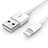 Cavo da USB a Cavetto Ricarica Carica L09 per Apple iPhone Xs Bianco