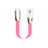 Cavo Type-C Android Universale 30cm S06 per Apple iPhone 15 Rosa