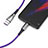 Cavo Type-C Android Universale T12 per Apple iPhone 15 Plus Viola