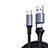 Cavo Type-C USB-C a Type-C USB-C 100W H01 per Apple iPad Pro 11 (2021) Grigio Scuro