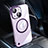 Cover Crystal Trasparente Rigida Cover con Mag-Safe Magnetic QC1 per Apple iPhone 15