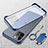 Cover Crystal Trasparente Rigida Cover con Magnetico Anello Supporto per Apple iPhone 14 Pro