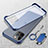 Cover Crystal Trasparente Rigida Cover con Magnetico Anello Supporto per Apple iPhone 15 Pro