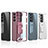 Cover Crystal Trasparente Rigida Cover con Supporto AC1 per Samsung Galaxy S21 5G