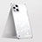 Cover Crystal Trasparente Rigida Cover H01 per Oppo Find X3 5G Argento