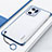 Cover Crystal Trasparente Rigida Cover H01 per Oppo Find X5 5G Blu