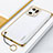 Cover Crystal Trasparente Rigida Cover H01 per Oppo Find X5 5G Oro