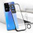 Cover Crystal Trasparente Rigida Cover H01 per Xiaomi Poco F4 5G Nero