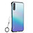 Cover Crystal Trasparente Rigida Cover H02 per Huawei P smart S Nero