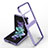 Cover Crystal Trasparente Rigida Cover H02 per Samsung Galaxy Z Flip4 5G