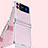 Cover Crystal Trasparente Rigida Cover H04 per Samsung Galaxy Z Flip3 5G