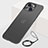 Cover Crystal Trasparente Rigida Cover H07 per Apple iPhone 13 Mini Nero