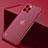 Cover Crystal Trasparente Rigida Cover H07 per Apple iPhone 16 Pro Rosso