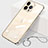 Cover Crystal Trasparente Rigida Cover H09 per Apple iPhone 14 Pro Oro