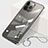 Cover Crystal Trasparente Rigida Cover H09 per Apple iPhone 15 Pro Nero