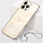 Cover Crystal Trasparente Rigida Cover H09 per Apple iPhone 15 Pro Oro