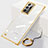 Cover Crystal Trasparente Rigida Cover JS1 per Samsung Galaxy Note 20 Ultra 5G Oro