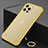 Cover Crystal Trasparente Rigida Cover N01 per Apple iPhone 12 Pro Giallo