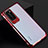 Cover Crystal Trasparente Rigida Cover N01 per Huawei P40 Rosso