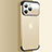 Cover Crystal Trasparente Rigida Cover QC4 per Apple iPhone 15 Pro Max Oro