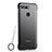 Cover Crystal Trasparente Rigida Cover S01 per Huawei Honor V20 Nero