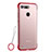 Cover Crystal Trasparente Rigida Cover S01 per Huawei Honor V20 Rosso