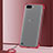 Cover Crystal Trasparente Rigida Cover S01 per Oppo K1 Rosso