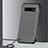 Cover Crystal Trasparente Rigida Cover S01 per Samsung Galaxy S10 Nero