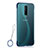 Cover Crystal Trasparente Rigida Cover S02 per Oppo RX17 Pro Blu