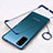 Cover Crystal Trasparente Rigida Cover S02 per Samsung Galaxy S20 Plus Blu