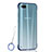 Cover Crystal Trasparente Rigida Cover S04 per Oppo K1 Blu