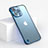 Cover Crystal Trasparente Rigida Cover WT1 per Apple iPhone 12 Pro Blu