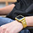 Cover Lusso Alluminio Laterale C03 per Apple iWatch 42mm Oro