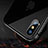 Cover Lusso Alluminio Laterale per Apple iPhone X Nero